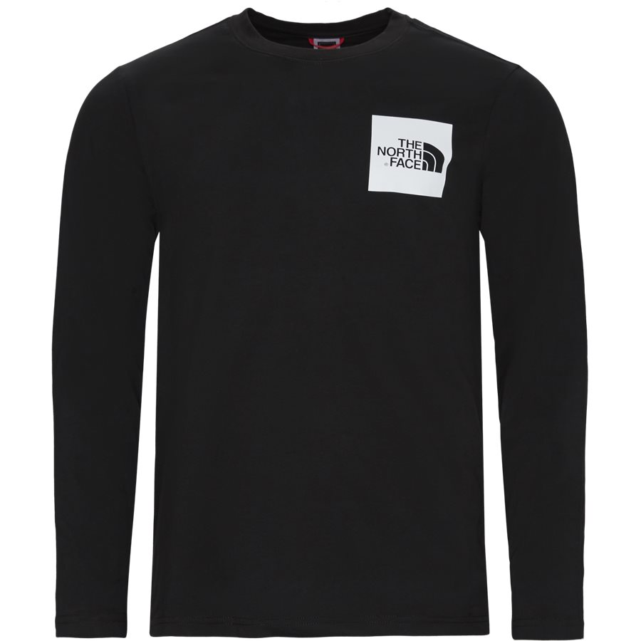 FINE TEE LS T937 - T-shirts - SORT - 1