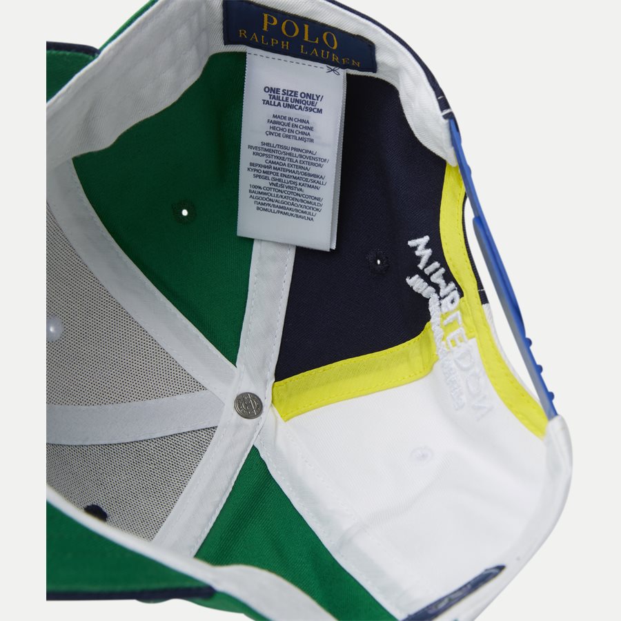 710749905 - Wimbledon Ret Multi Hat - Caps - NAVY - 10