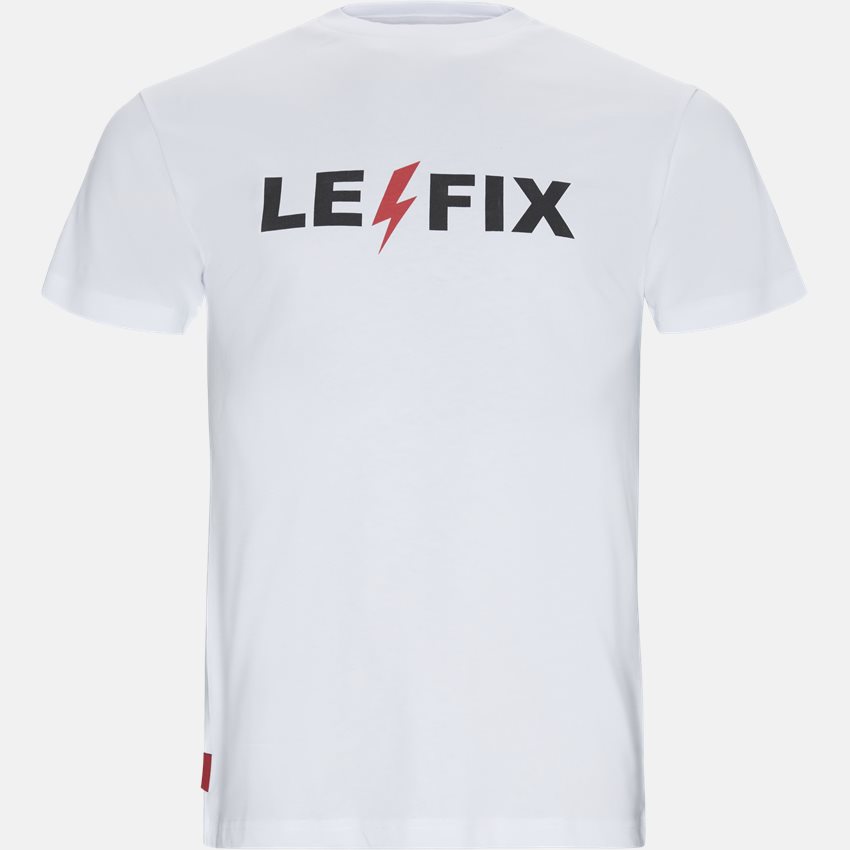 Le Fix T-shirts LF LIGHTNING TEE 1700010 HVID