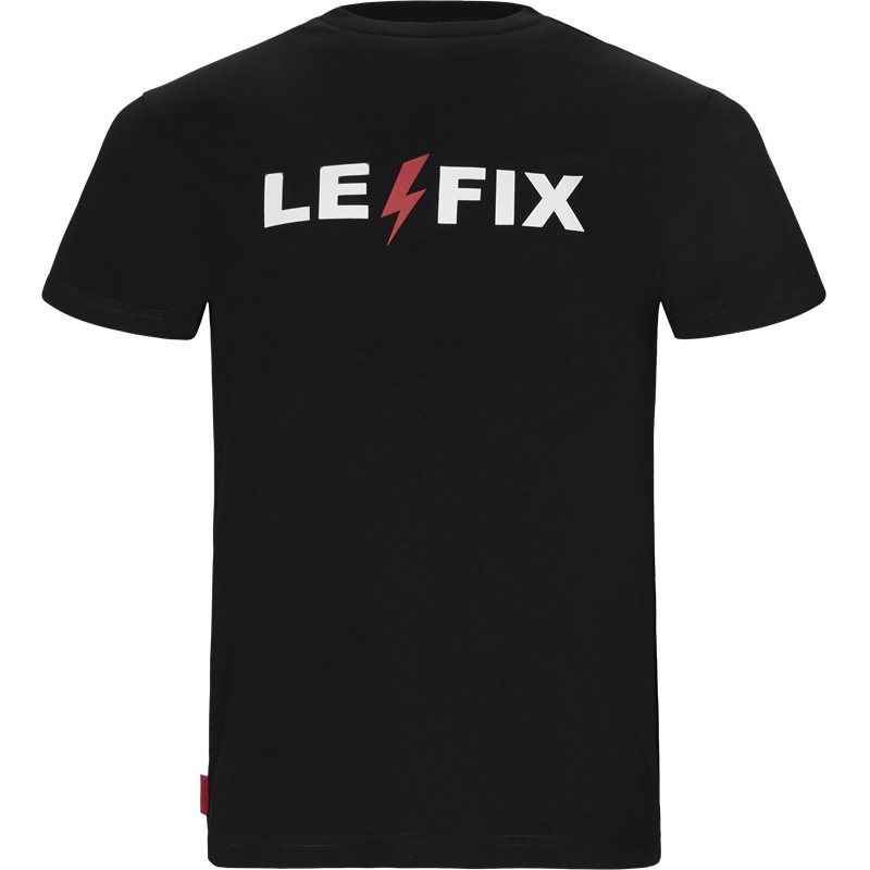 Le Fix Lf Lightning Tee Sort Billede af Le Fix Lf Lightning Tee Sort