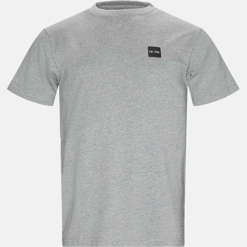 Le Fix T-shirts LF PATCH TEE 1700028 GRÅ