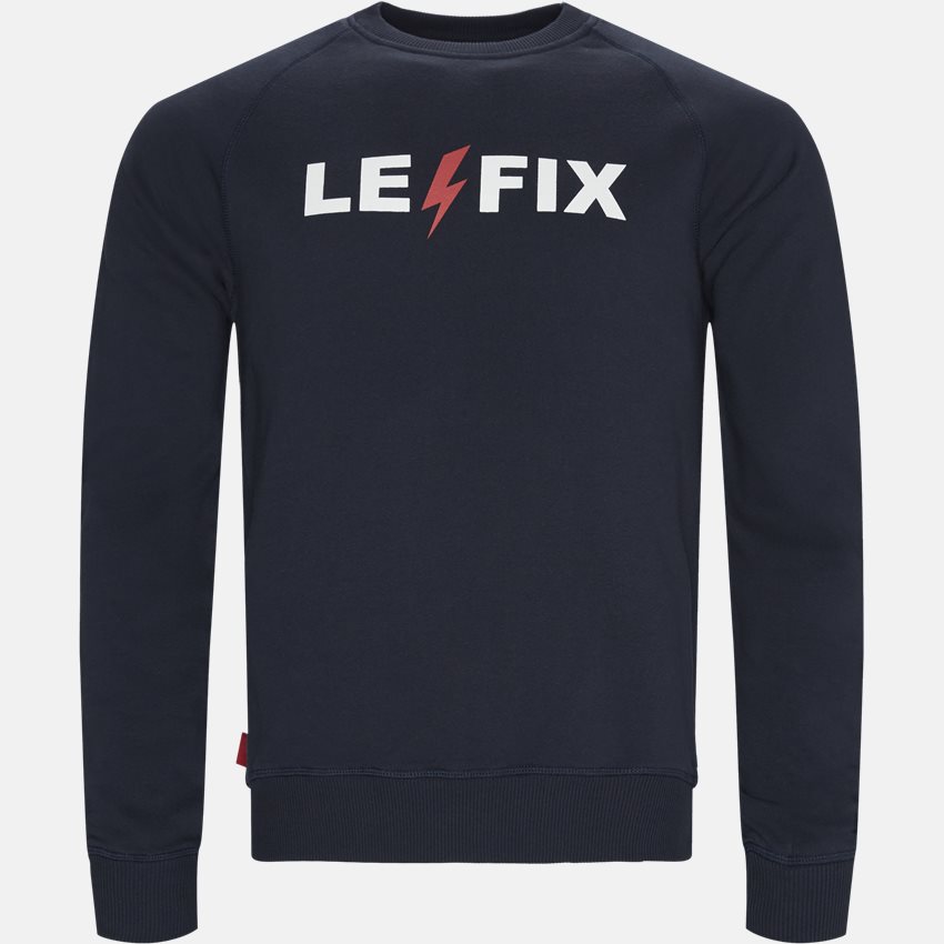 Le Fix Sweatshirts LF LIGHTNING CREW 1700035 NAVY