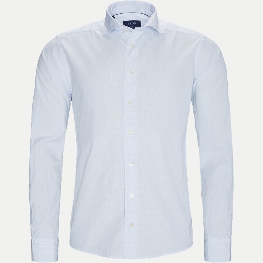 9382 84580 - 9382 Poplin Skjorte - Skjorter - Slim - BLÅ - 1