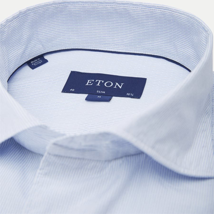 9382 84580 - 9382 Poplin Skjorte - Skjorter - Slim - BLÅ - 4