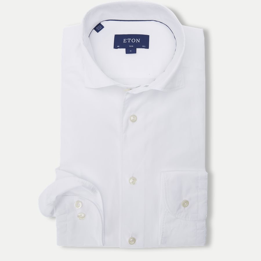 9380 84580 - 9380 Poplin Skjorte - Skjorter - Slim - HVID - 3