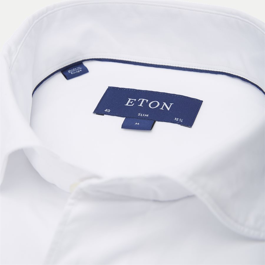 9380 84580 - 9380 Poplin Skjorte - Skjorter - Slim - HVID - 4