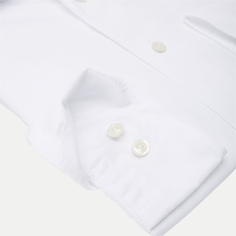 9380 84580 - 9380 Poplin Skjorte - Skjorter - Slim - HVID - 6