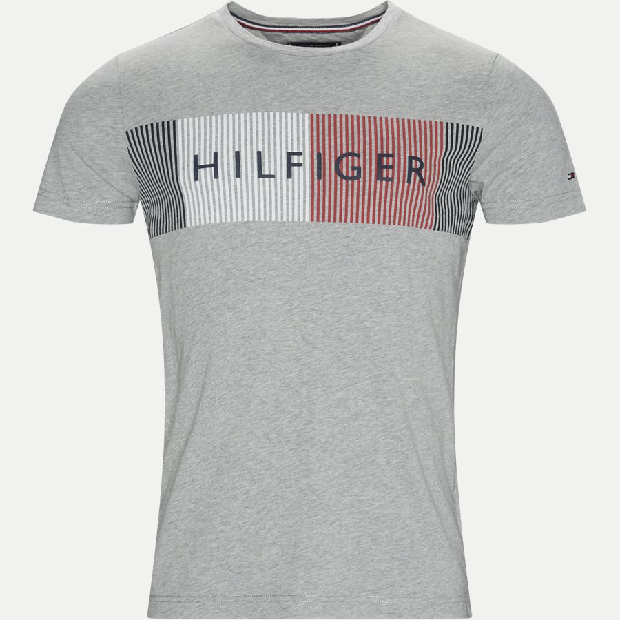 CORP MERGE TEE - Corp Merge Tee - T-shirts - Regular - GRÅ - 1