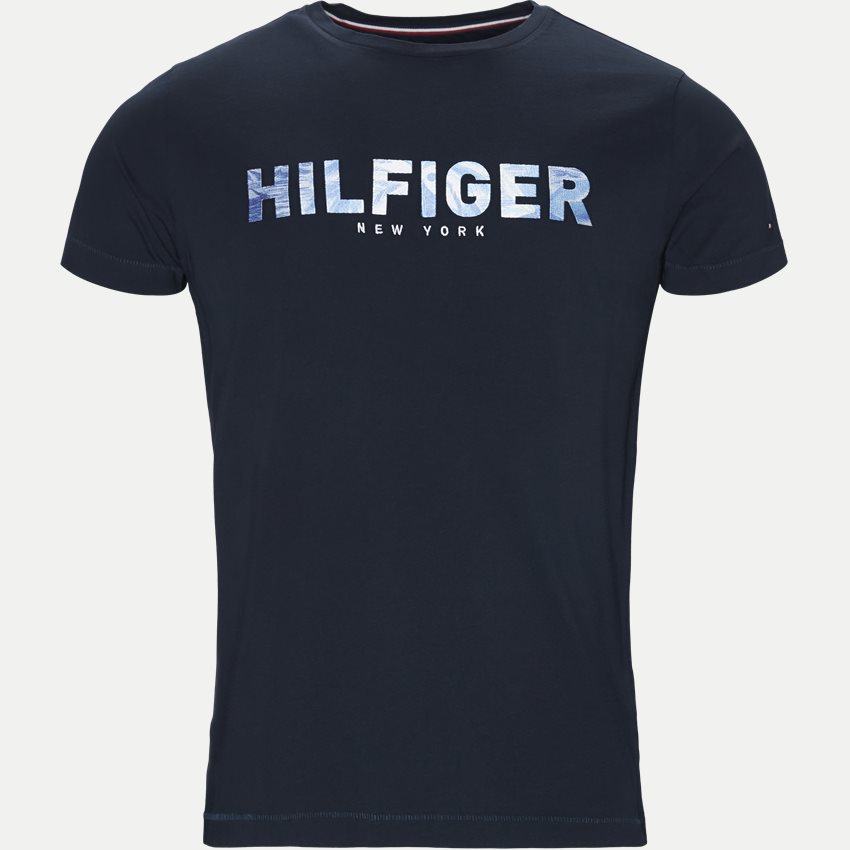 Tommy Hilfiger T-shirts HILFIGER APPLIQUE TEE NAVY