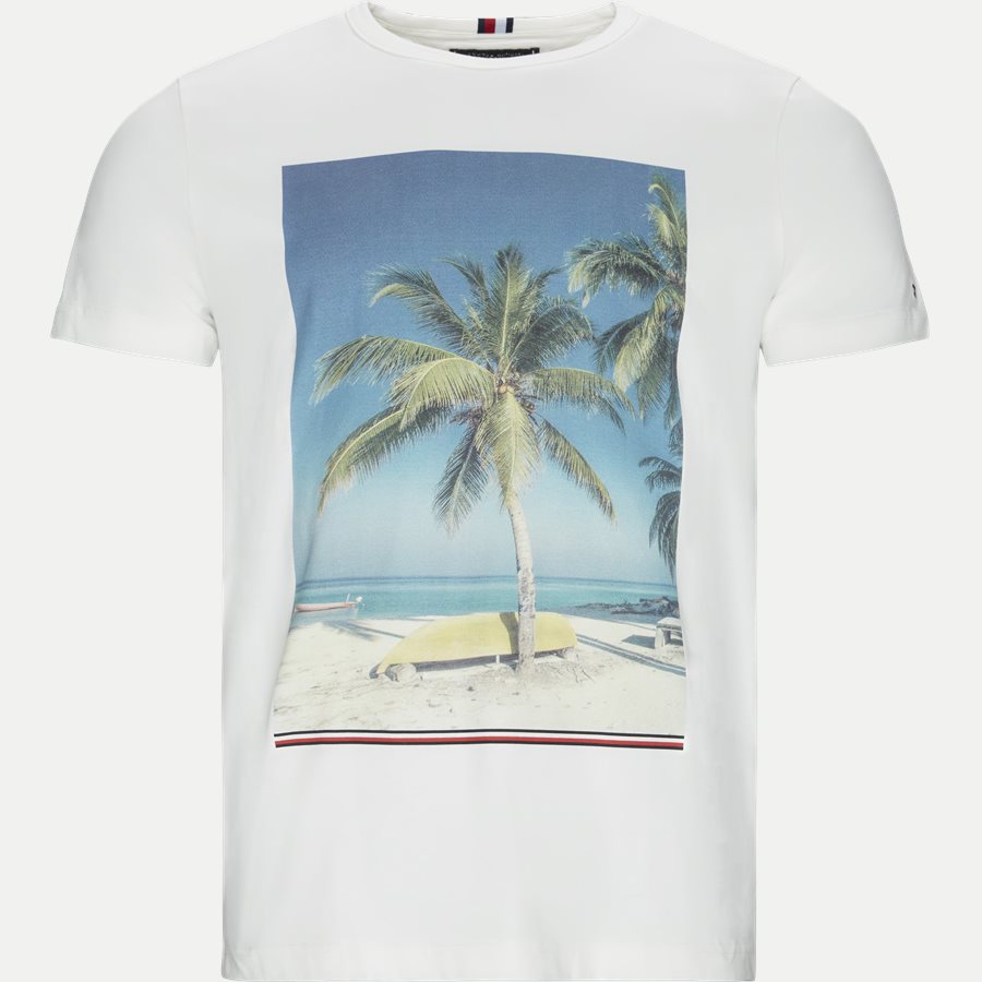 SUMMER PHOTO PALM PRINT TEE - Summer Photo Print Tee - T-shirts - Regular - HVID - 1