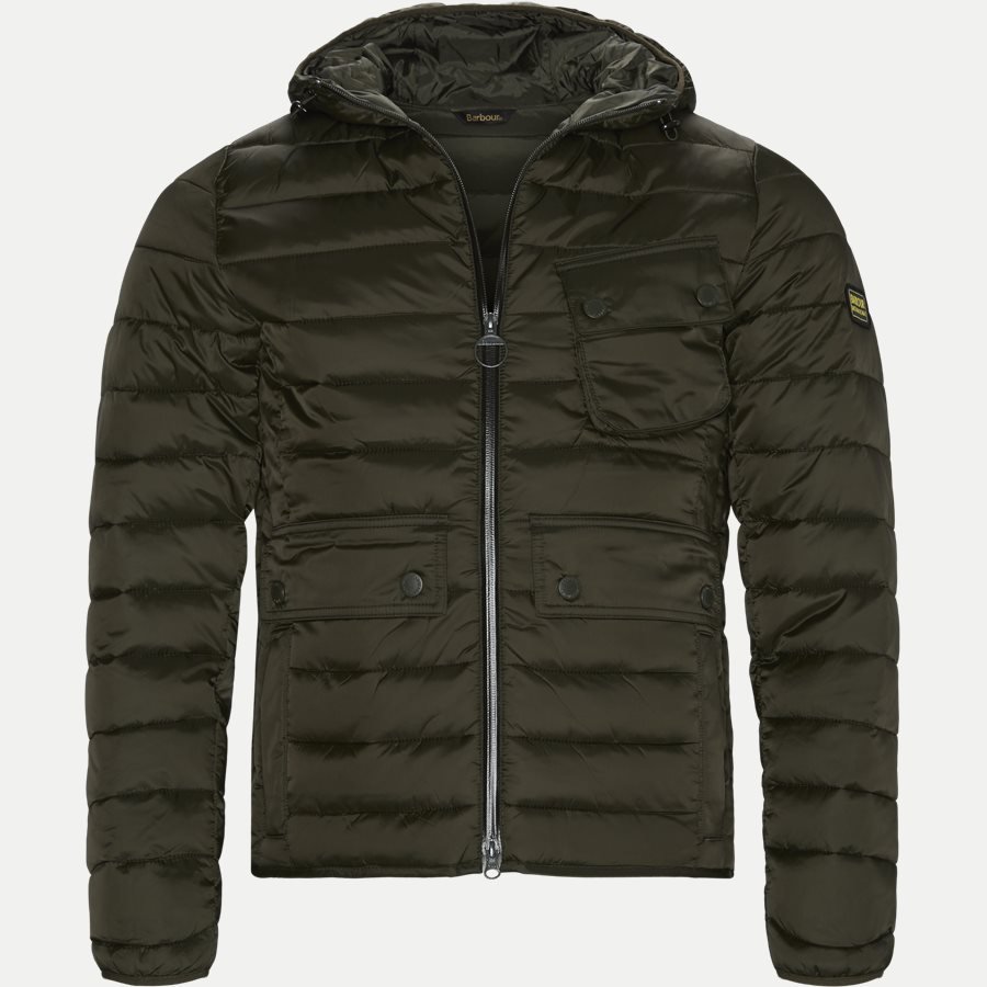 OUSTON - Ouston Hooded Quilt Jacket - Jakker - Regular - OLIVEN - 1