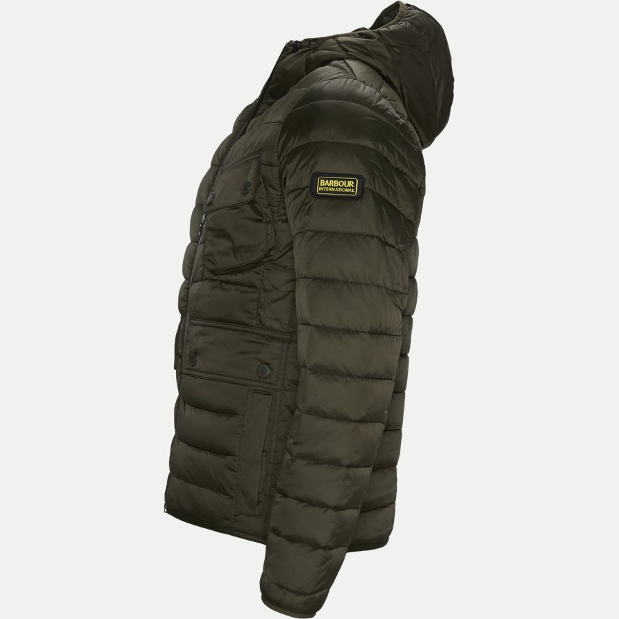 OUSTON - Ouston Hooded Quilt Jacket - Jakker - Regular - OLIVEN - 3