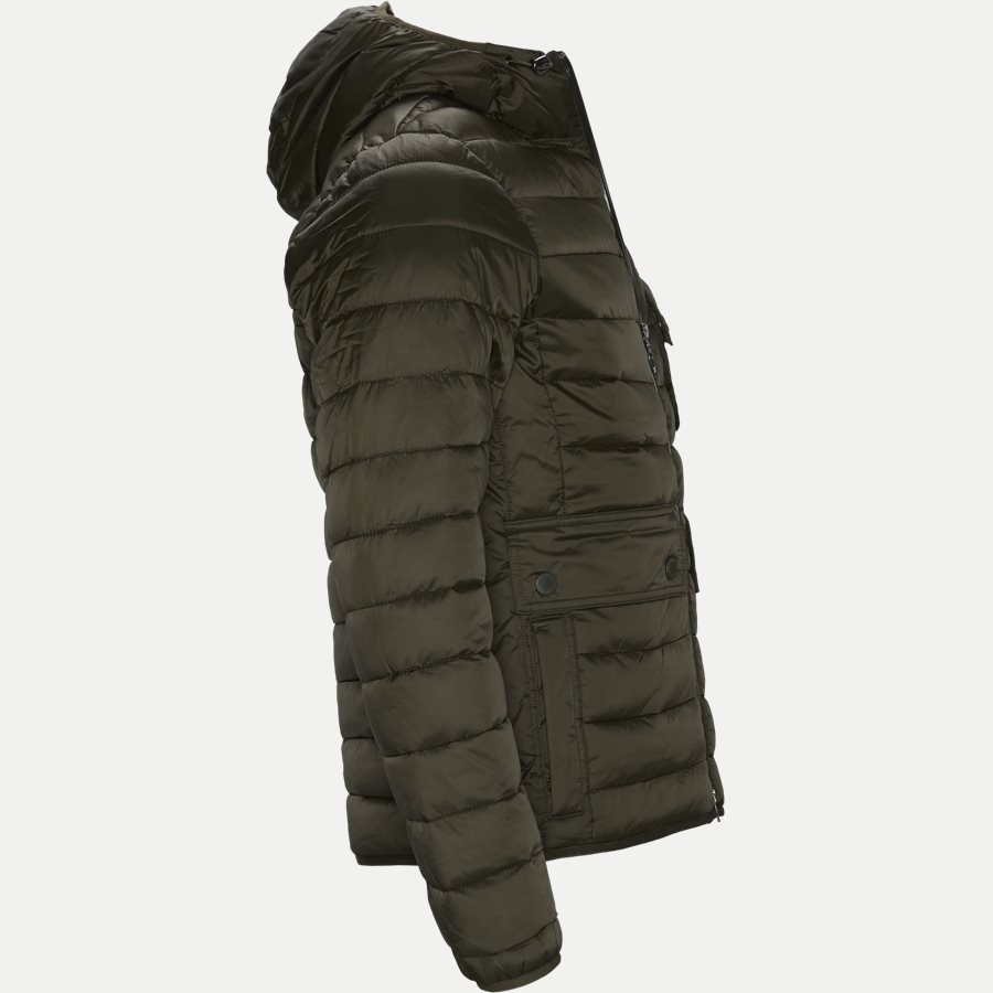 OUSTON - Ouston Hooded Quilt Jacket - Jakker - Regular - OLIVEN - 4