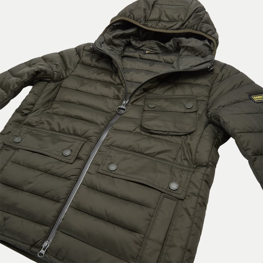 OUSTON - Ouston Hooded Quilt Jacket - Jakker - Regular - OLIVEN - 7