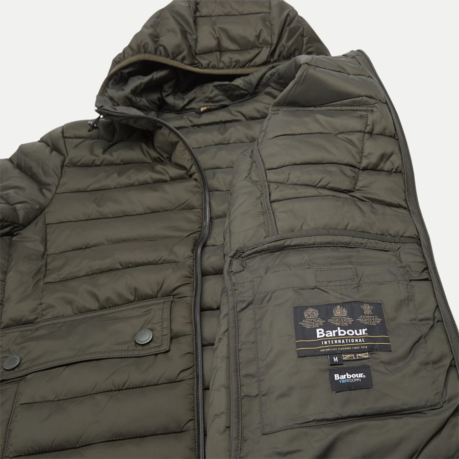 OUSTON - Ouston Hooded Quilt Jacket - Jakker - Regular - OLIVEN - 12
