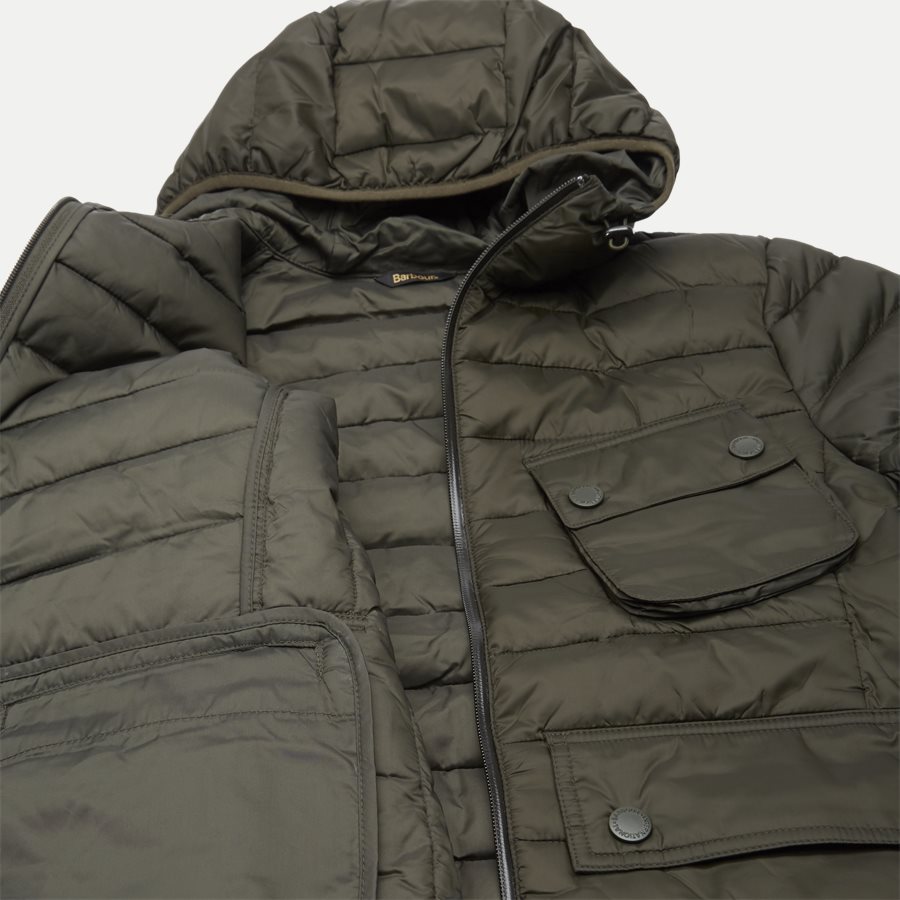 OUSTON - Ouston Hooded Quilt Jacket - Jakker - Regular - OLIVEN - 13