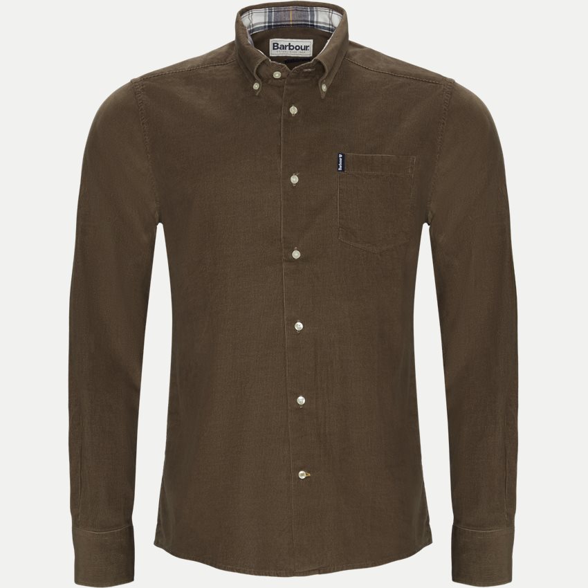 Barbour Shirts CORD1 TAIL BRUN