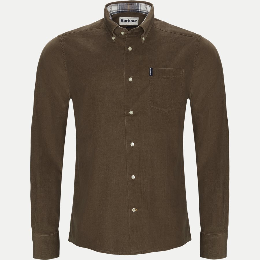 CORD1 TAIL - Cord1 Tail Shirt - Skjorter - Tailored fit - BRUN - 1
