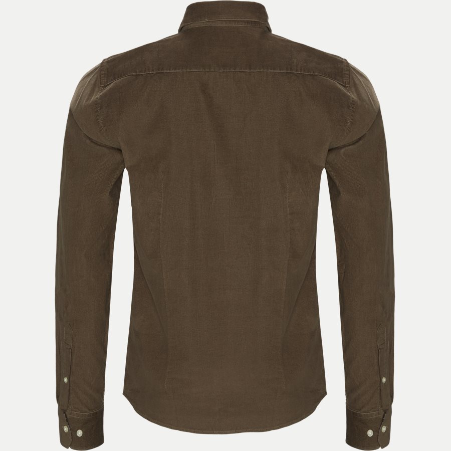 CORD1 TAIL - Cord1 Tail Shirt - Skjorter - Tailored fit - BRUN - 2