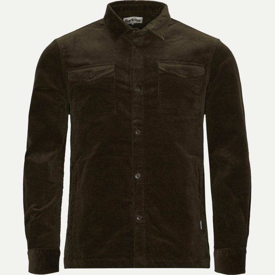 CORD OVERSHIRT - Cord Overshirt - Skjorter - Regular - OLIVEN - 1