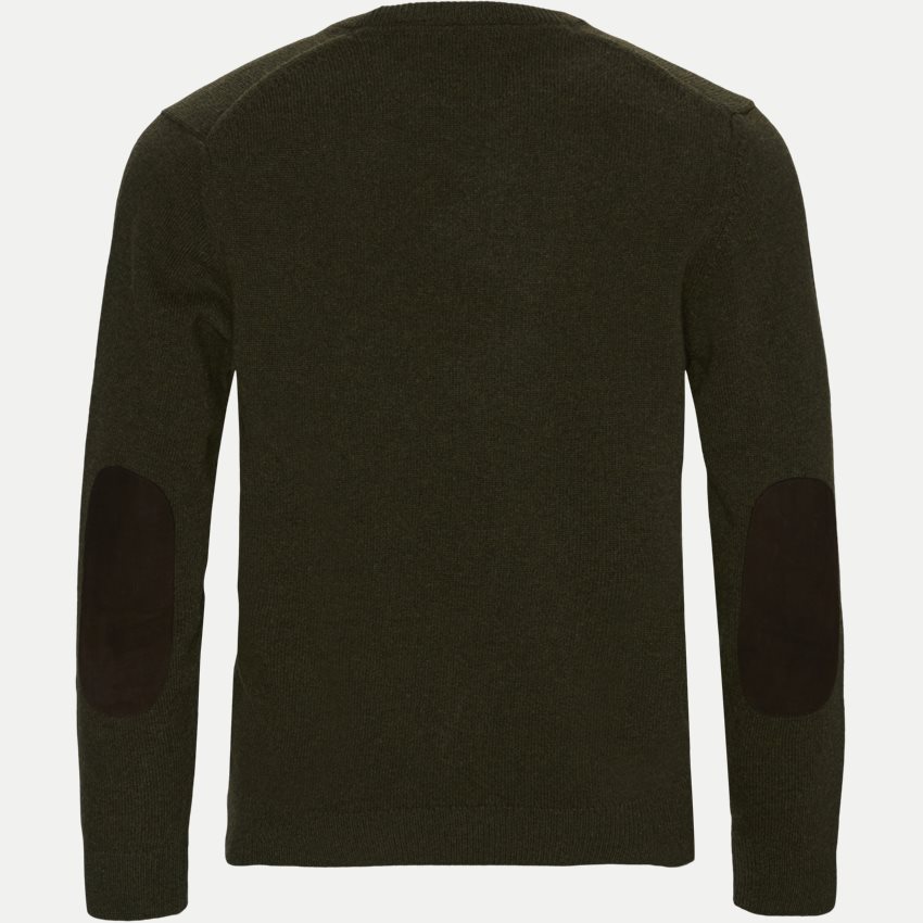 Barbour Knitwear PATCH CREW.. OLIVEN