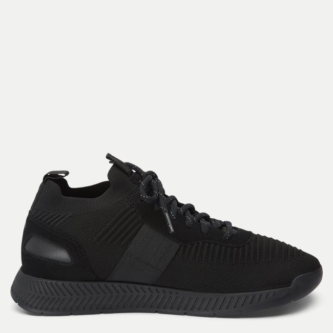 50414734 TITANIUM_RUNN Sko SORT fra BOSS Athleisure 1099 DKK