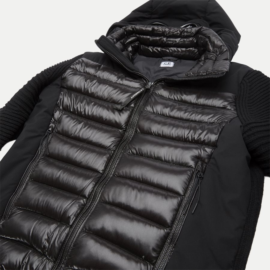 KN166A 004306M - Goggle Down Jacket - Strik - Regular - SORT - 7