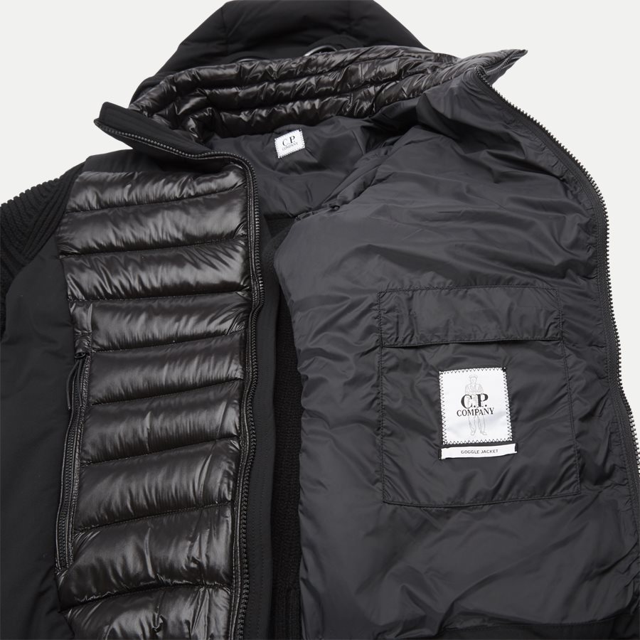 KN166A 004306M - Goggle Down Jacket - Strik - Regular - SORT - 9