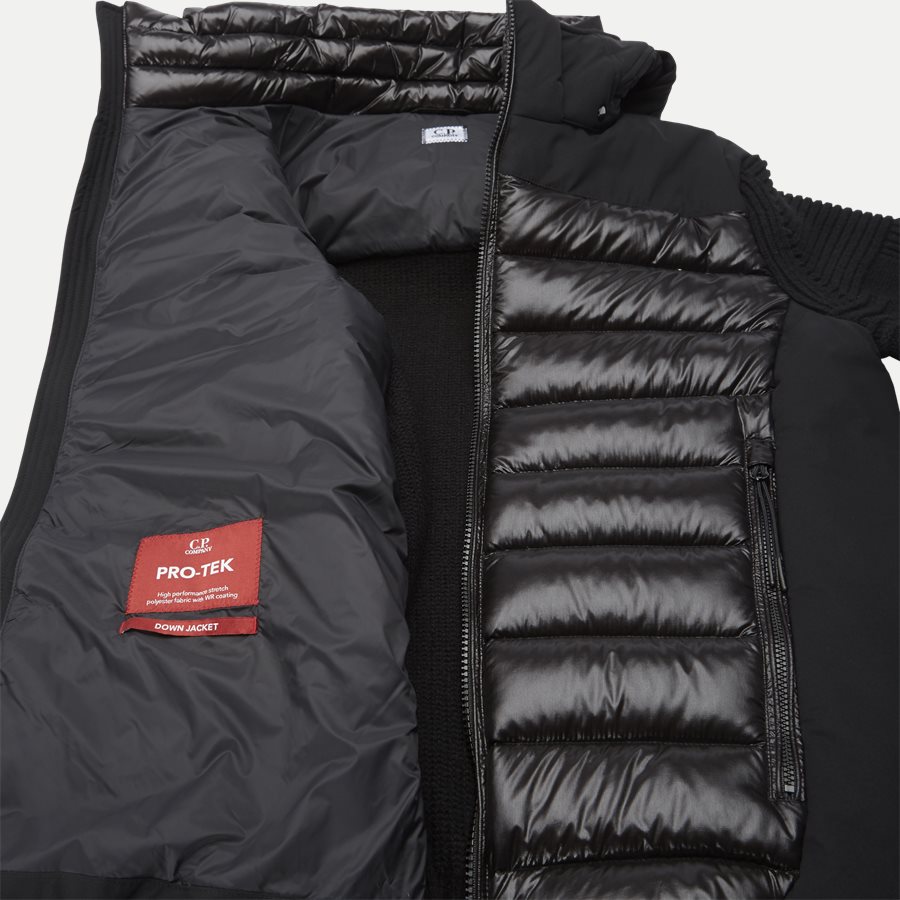 KN166A 004306M - Goggle Down Jacket - Strik - Regular - SORT - 3