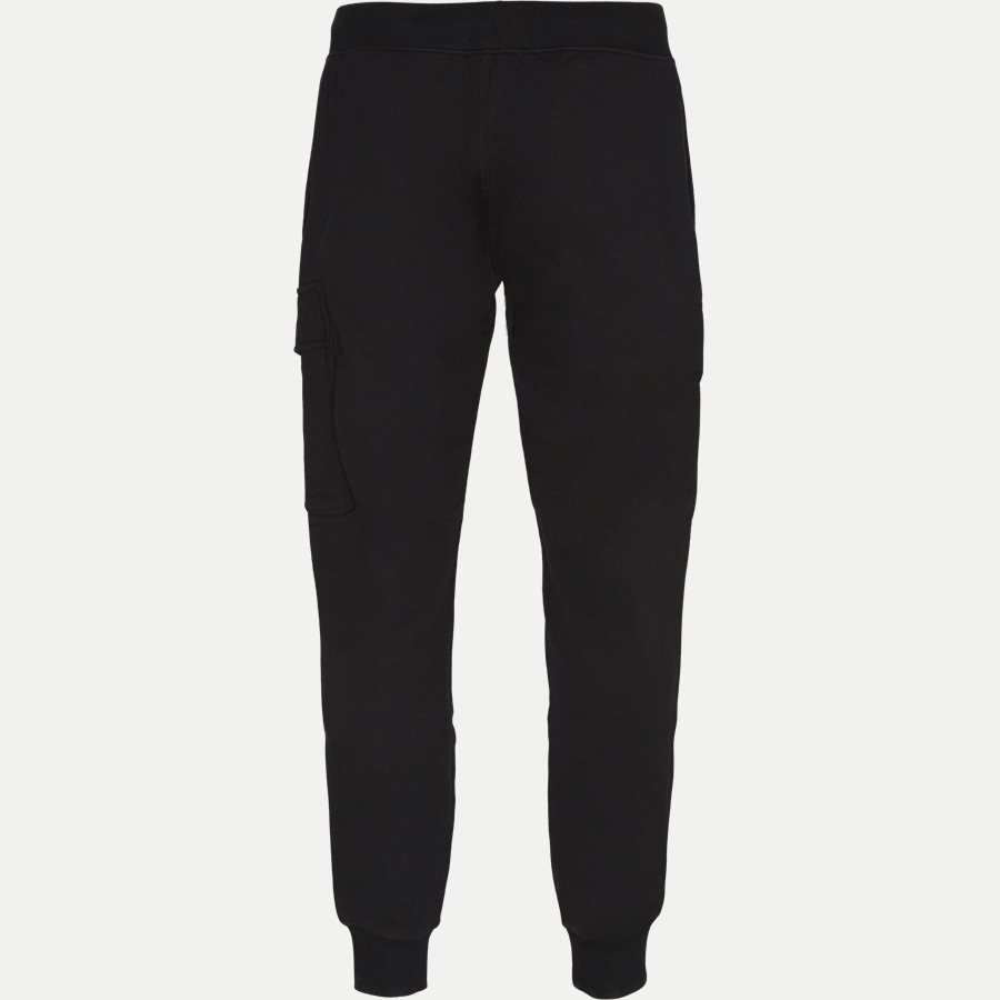 SS004A 00586W - Diagonal Raised Fleece Lens Sweatpants - Bukser - Tapered fit - SORT - 2