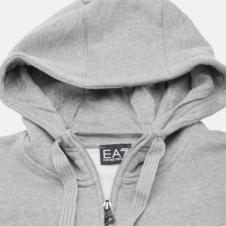 PJ07Z 6GPV57 VR. 43 - Logo Zip Sweatshirt - Sweatshirts - Regular - GRÅ - 3