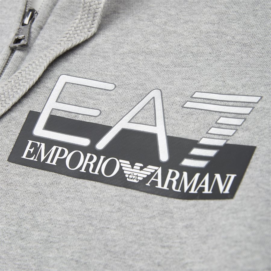 PJ07Z 6GPV57 VR. 43 - Logo Zip Sweatshirt - Sweatshirts - Regular - GRÅ - 5