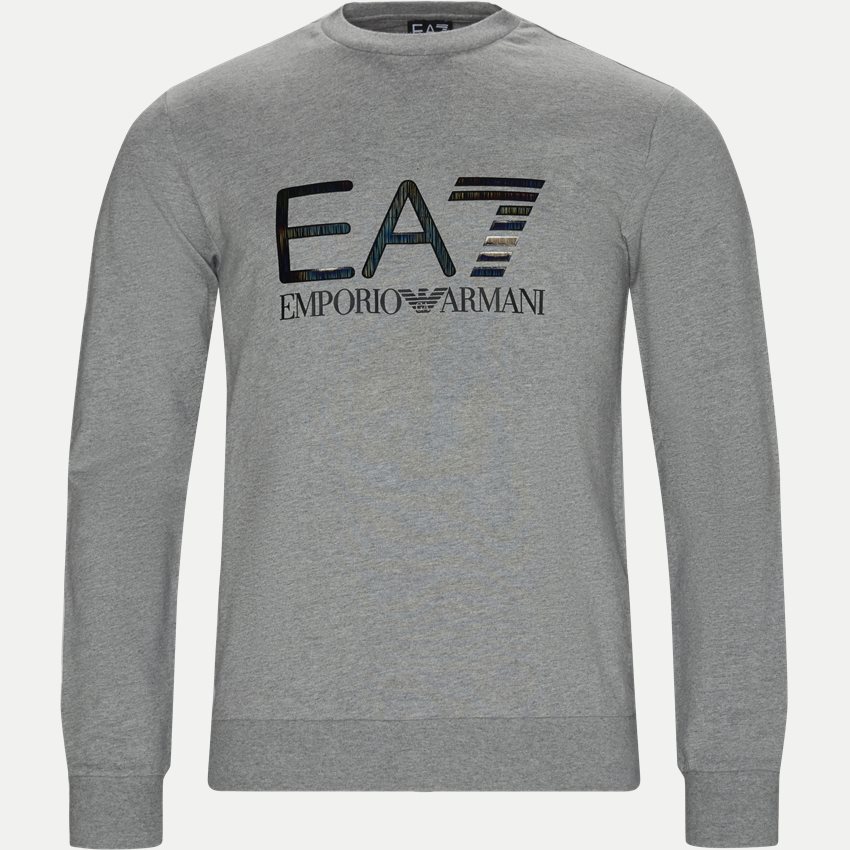EA7 Sweatshirts PJ05Z 6GPM33 GRÅ