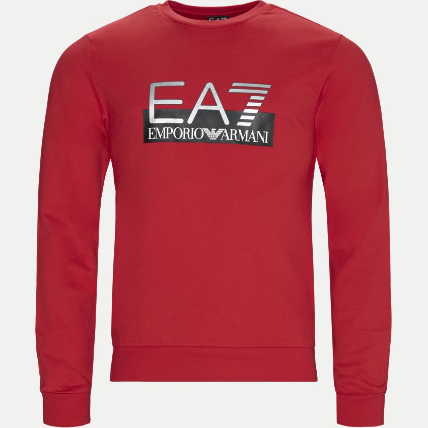 EA7 Sweatshirts PJ05Z 6GPM60 RØD