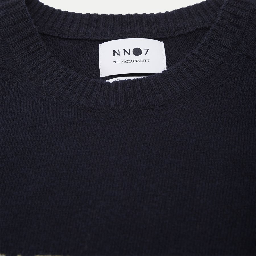 EDWARD LOGO 6333 - Edward Logo Knit - Strik - Regular - NAVY - 4