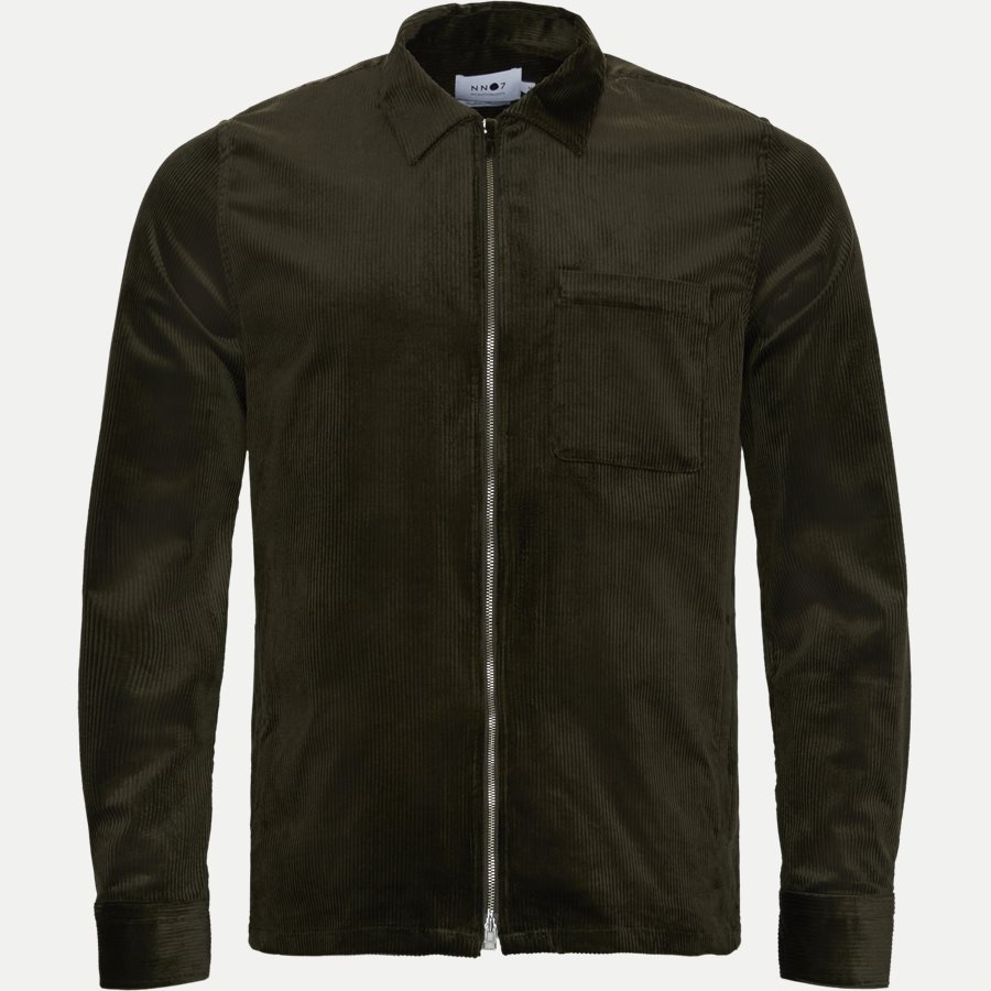 1322 ZIP SHIRT - Zip Shirt - Blazer - Regular - ARMY - 1