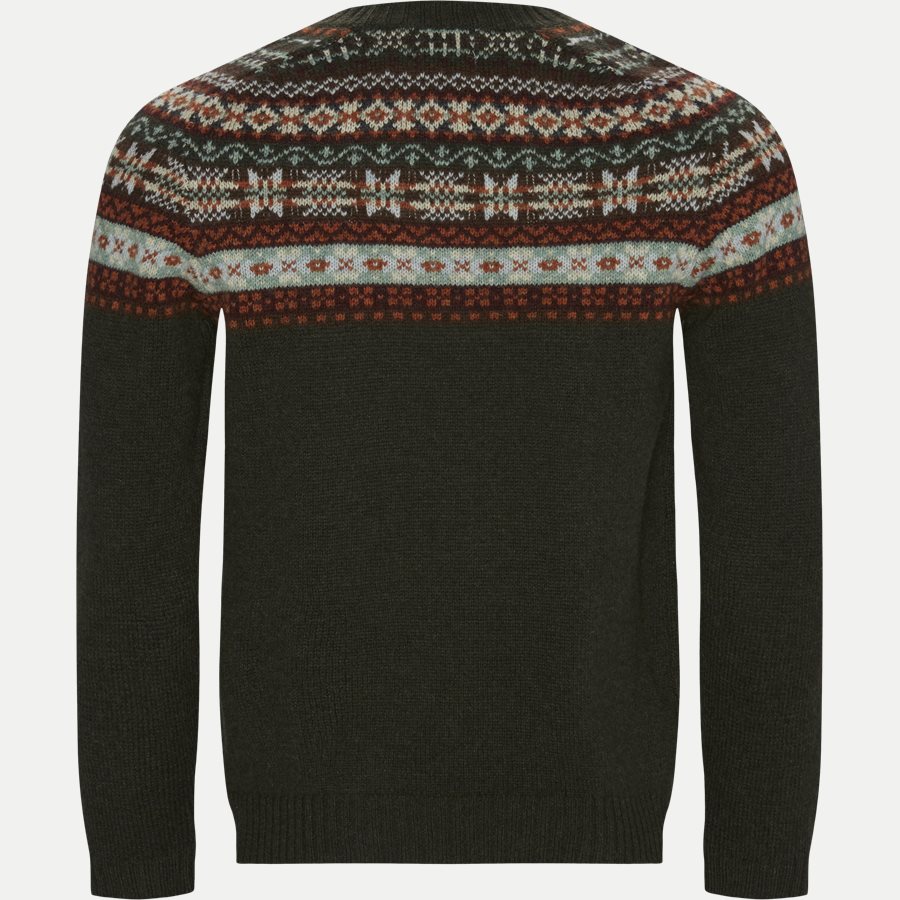 6212 NATHAN FAIRISLE - Nathan Fair Isle Sweater - Strik - Regular - OLIVEN - 2