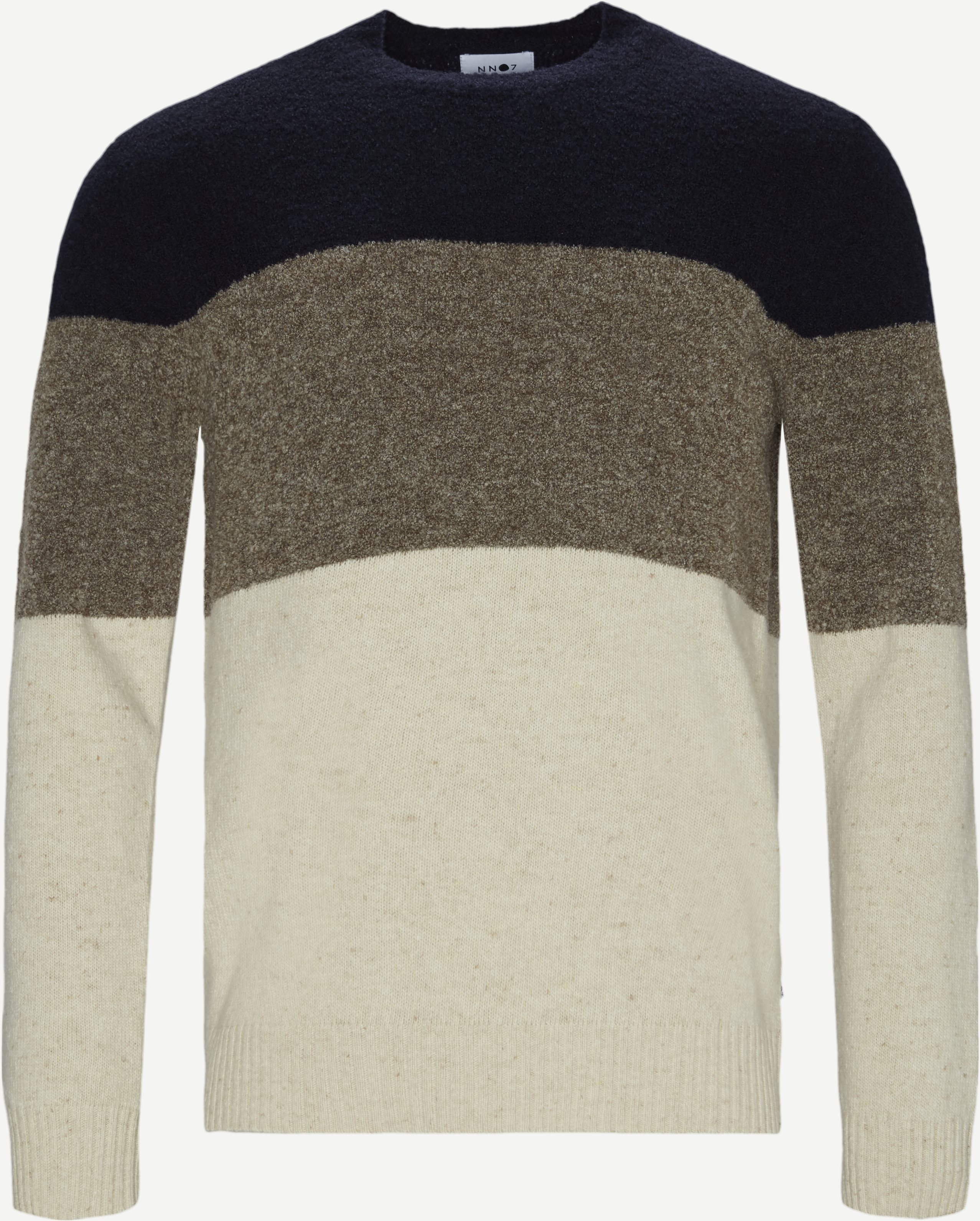 Ed Block Sweater - Strik - Regular fit - Blå