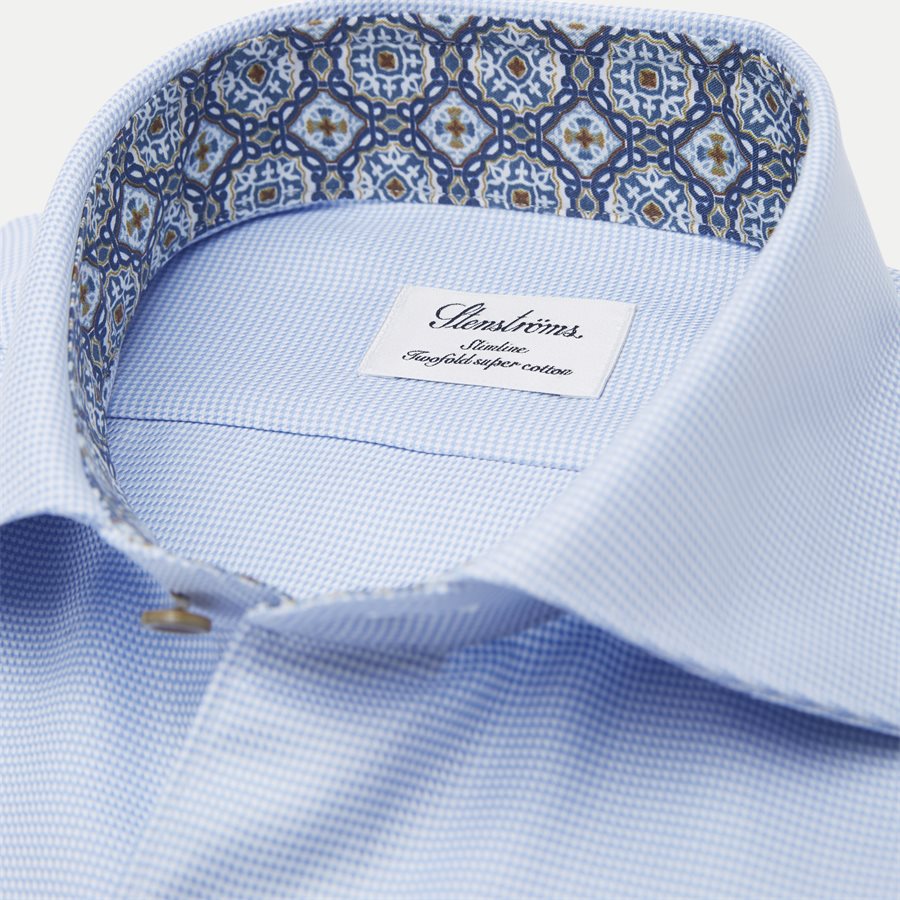 2247 784901/684901 - Twofold Super Cotton Skjorte - Skjorter - BLÅ - 2