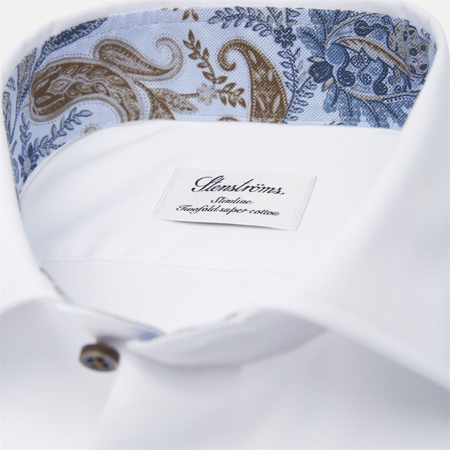 2255 784771/684771 - Twofold Super Cotton Skjorte - Skjorter - HVID - 2