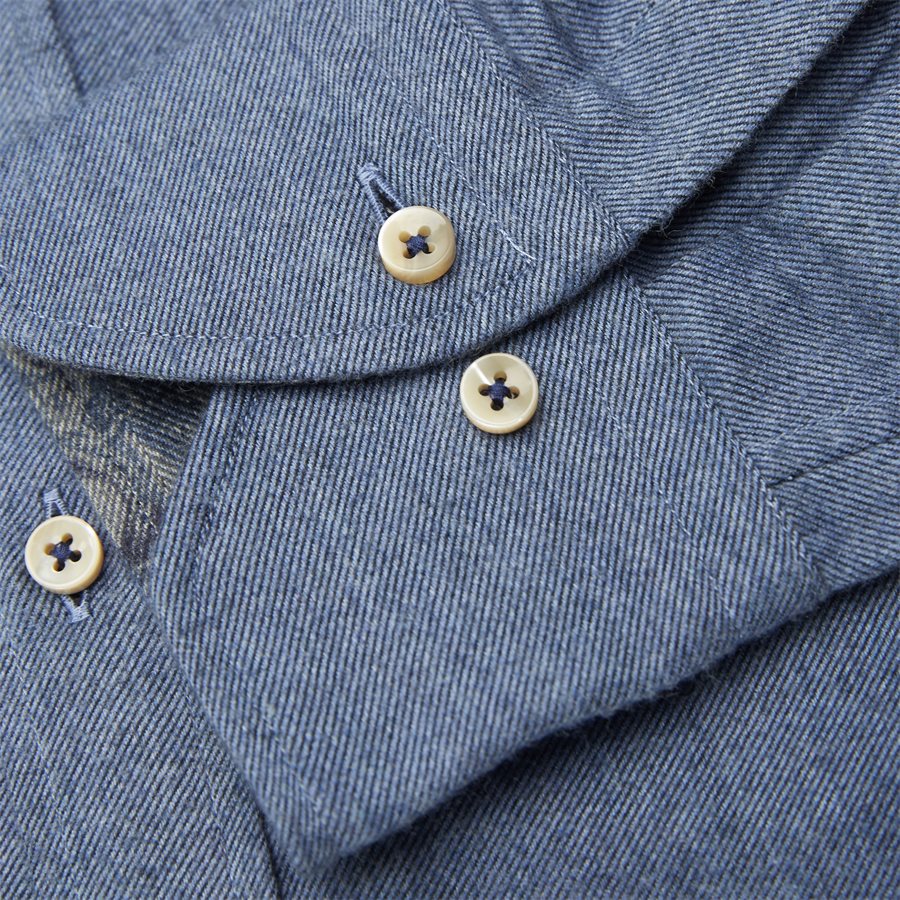 7635 784261/684261 - 7635 Twofold Super Cotton Skjorte - Skjorter - BLÅ - 6