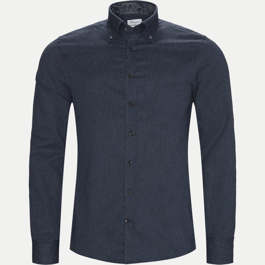 7635 784261/684261 - 7635 Twofold Super Cotton Skjorte - Skjorter - NAVY - 1