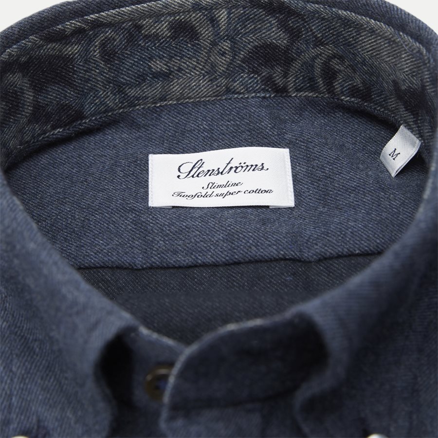 7635 784261/684261 - 7635 Twofold Super Cotton Skjorte - Skjorter - NAVY - 3