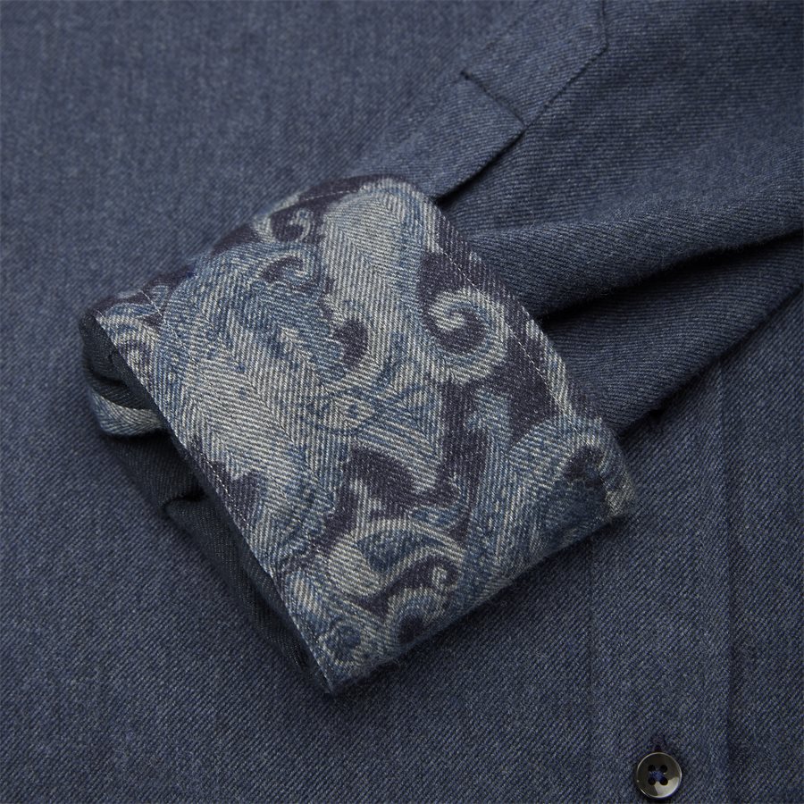 7635 784261/684261 - 7635 Twofold Super Cotton Skjorte - Skjorter - NAVY - 6