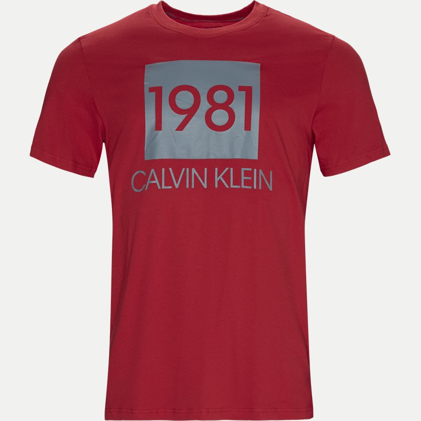 Calvin Klein T-shirts 000NM1708E SS CREW NECK RØD