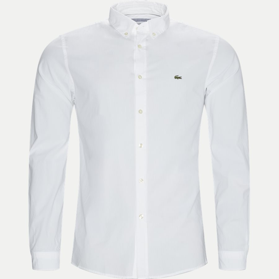 CH5816 - Stretch Cotton Poplin Shirt - Skjorter - Slim - HVID - 1
