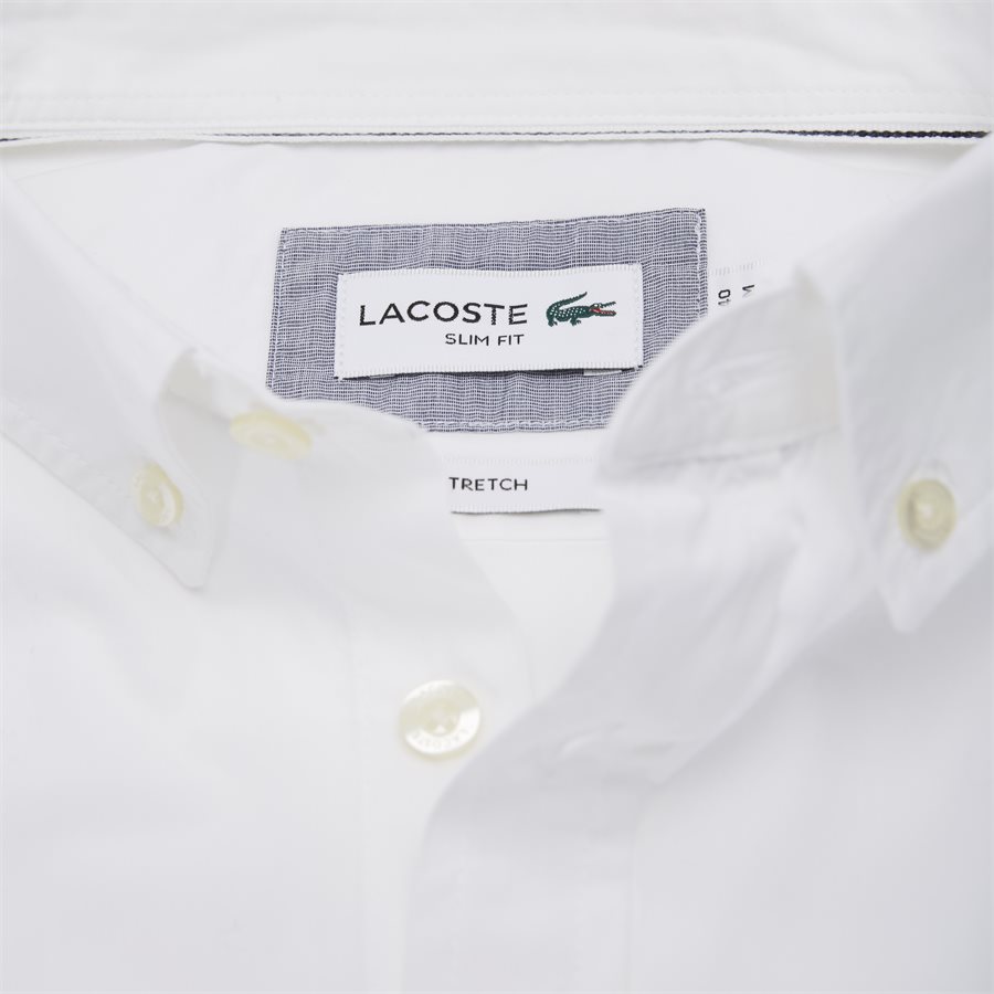 CH5816 - Stretch Cotton Poplin Shirt - Skjorter - Slim - HVID - 7