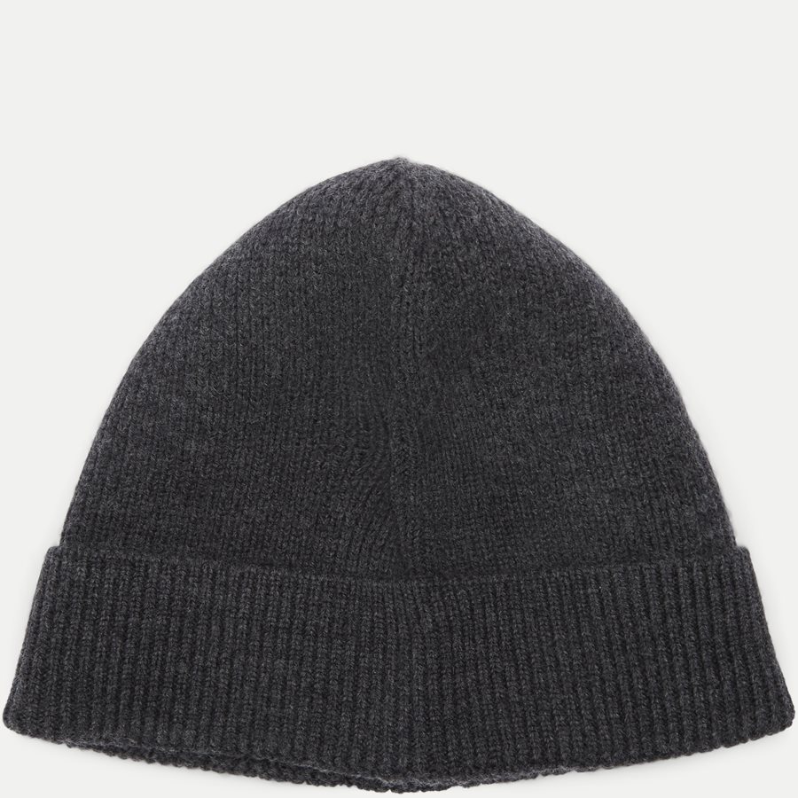 RB3502 - Turned Edge Ribbed Wool Beanie - Caps - GRÅ - 2