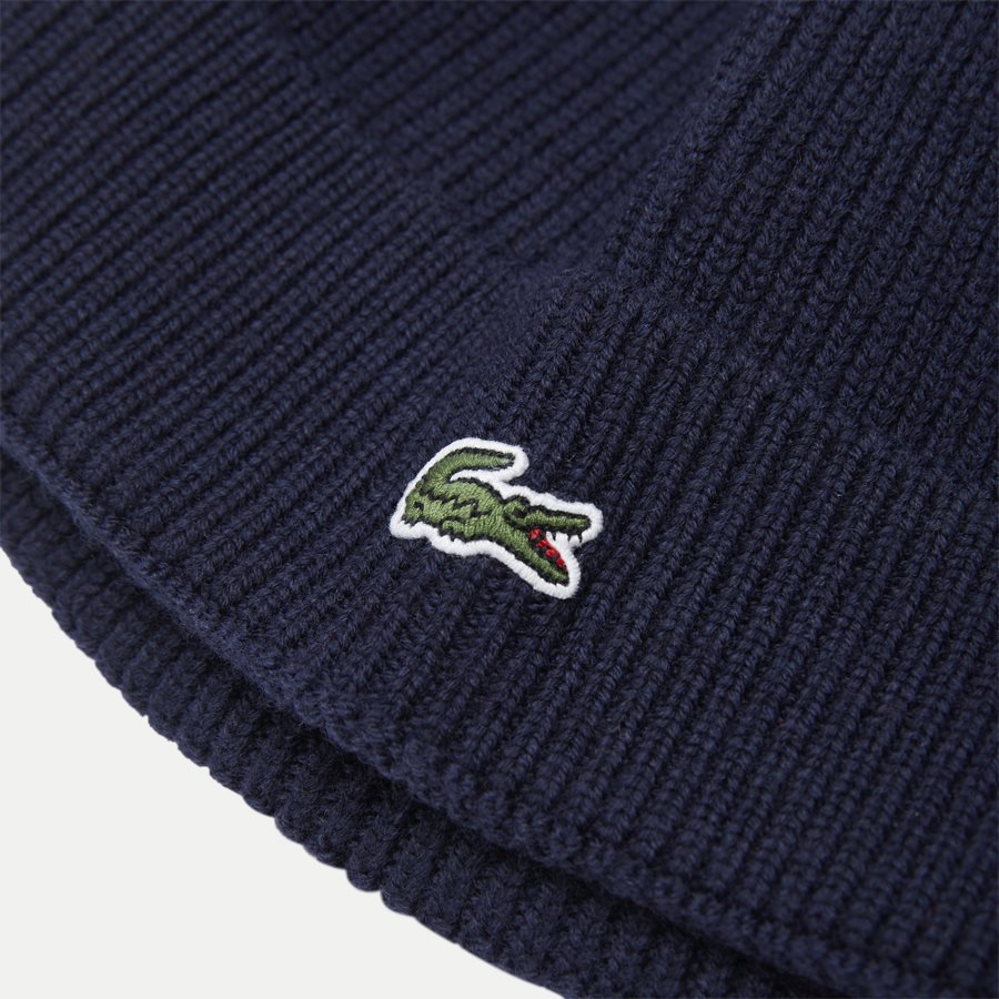 RB3502 - Turned Edge Ribbed Wool Beanie - Caps - NAVY - 3