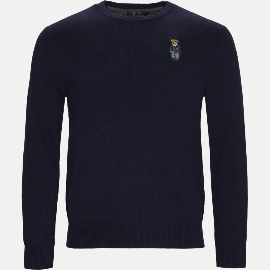 710763451 - Polo Bear Crew Neck Knit - Strik - Regular - NAVY - 1